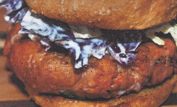 Photo of Turkey Burger with Purple Passion Sauce